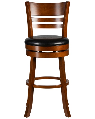 Вращающийся полубарный стул DOBRIN WILLIAM COUNTER (шоколад, черный) фото 6