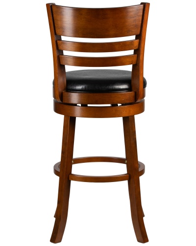 Вращающийся полубарный стул DOBRIN WILLIAM COUNTER (шоколад, черный) фото 5