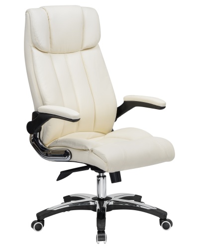 Офисное кресло для руководителей DOBRIN RONALD (кремовый) фото 2