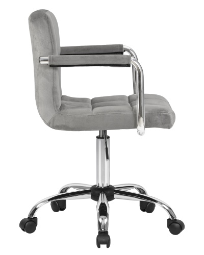 Офисное кресло для персонала DOBRIN TERRY (серый велюр (MJ9-75)) фото 3