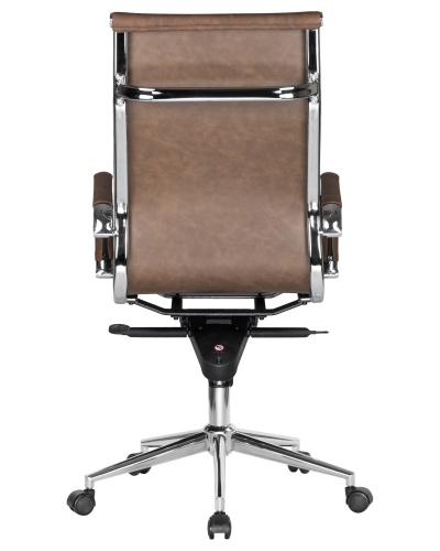 Офисное кресло для руководителей DOBRIN CLARK (коричневый лофт №320) фото 5