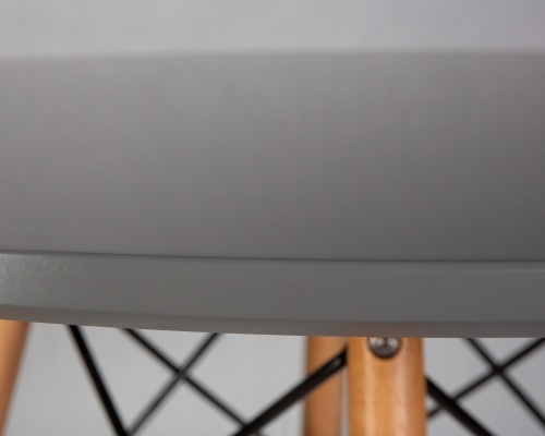 Стол обеденный DOBRIN CHELSEA`80 (ножки светлый бук, столешница тёмно-серый (GR-04)) фото 4