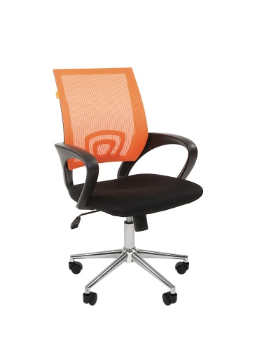 Офисное кресло Chairman    696    Россия     TW оранжевый хром new