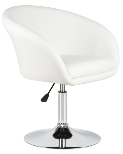 Кресло дизайнерское DOBRIN EDISON (белый) фото 2