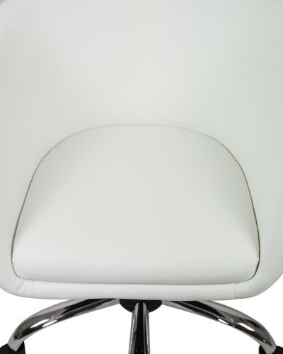 Офисное кресло для персонала DOBRIN BOBBY (белый) фото 5