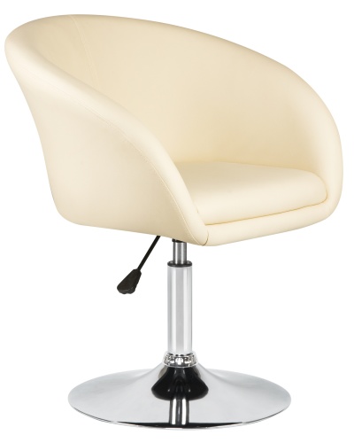 Кресло дизайнерское DOBRIN EDISON (кремовый) фото 2