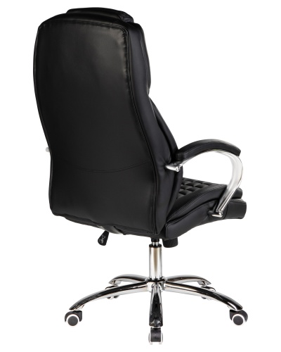 Офисное кресло для руководителей DOBRIN CHESTER (чёрный) фото 4