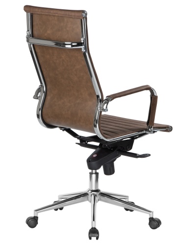 Офисное кресло для руководителей DOBRIN CLARK (коричневый лофт №320) фото 4