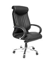Офисное кресло Chairman    420    Россия     кожа черная