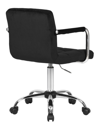 Офисное кресло для персонала DOBRIN TERRY (черный велюр (MJ9-101)) фото 4
