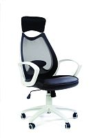 Офисное кресло Chairman    840 Россия белый пластик TW11\TW-01 черный