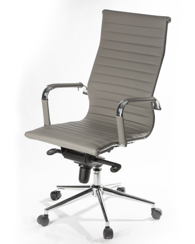 Офисное кресло для руководителей DOBRIN CLARK (серый) фото 7