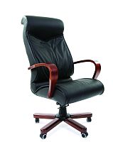 Офисное кресло Chairman    420    Россия     WD кожа черная