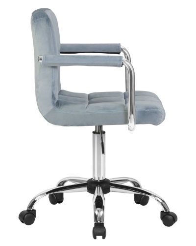 Офисное кресло для персонала DOBRIN TERRY (пудрово-голубой велюр (MJ9-74)) фото 3