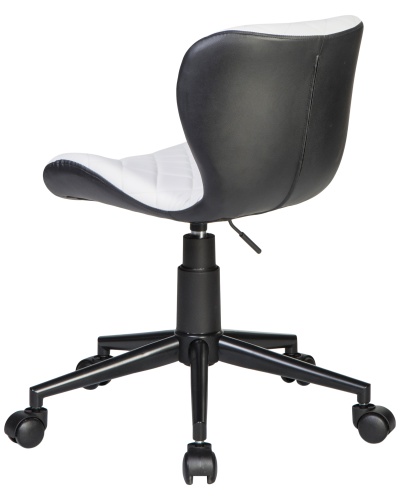 Офисное кресло для персонала DOBRIN RORY (бело-чёрный) фото 4