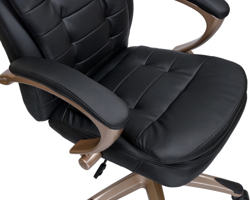 Офисное кресло для руководителей DOBRIN DONALD (чёрный) фото 7