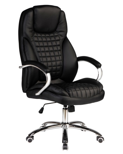Офисное кресло для руководителей DOBRIN CHESTER (чёрный) фото 2
