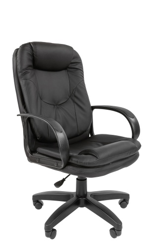 Офисное кресло Стандарт СТ-68 Россия экокожа черн.