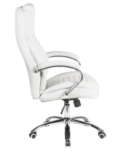 Офисное кресло для руководителей DOBRIN CHESTER (белый) фото 3