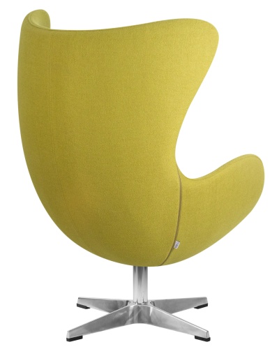 Кресло дизайнерское DOBRIN EGG (светло-зеленая ткань AF3) фото 4
