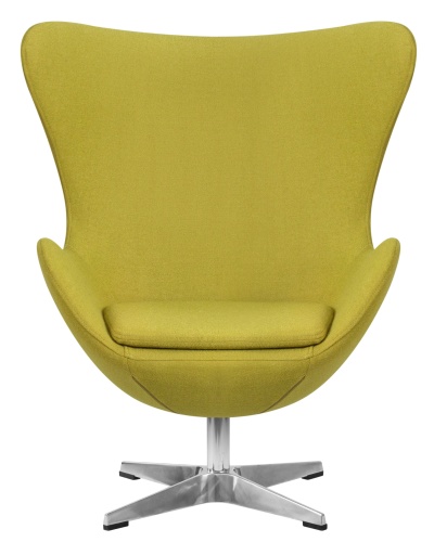 Кресло дизайнерское DOBRIN EGG (светло-зеленая ткань AF3) фото 6