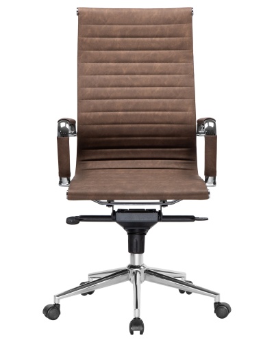 Офисное кресло для руководителей DOBRIN CLARK (коричневый лофт №320) фото 6