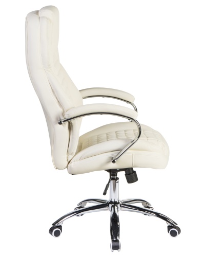 Офисное кресло для руководителей DOBRIN CHESTER (кремовый) фото 3