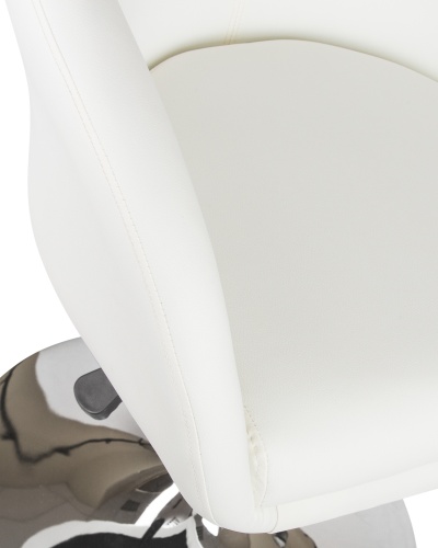 Кресло дизайнерское DOBRIN EDISON (белый) фото 7