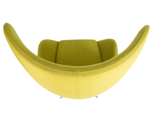 Кресло дизайнерское DOBRIN EGG (светло-зеленая ткань AF3) фото 7