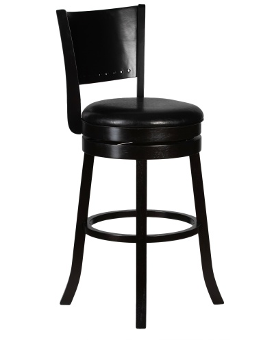Вращающийся полубарный стул DOBRIN TONY COUNTER (капучино, черный) фото 2