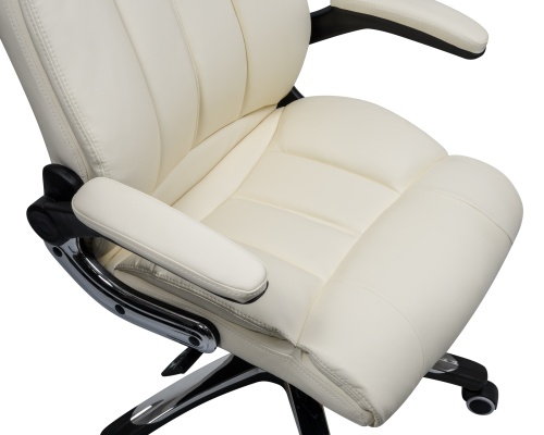 Офисное кресло для руководителей DOBRIN RONALD (кремовый) фото 7