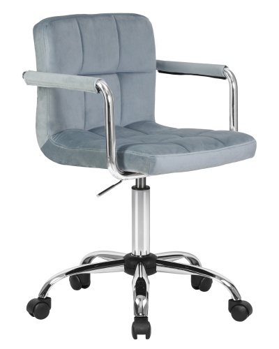 Офисное кресло для персонала DOBRIN TERRY (пудрово-голубой велюр (MJ9-74)) фото 2