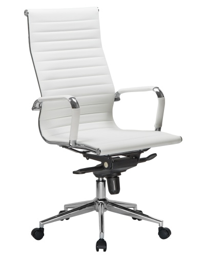 Офисное кресло для руководителей DOBRIN CLARK (белый) фото 2