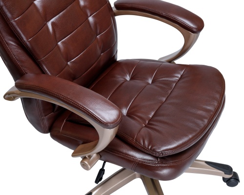 Офисное кресло для руководителей DOBRIN DONALD (коричневый) фото 7