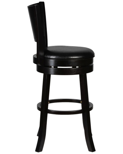 Вращающийся полубарный стул DOBRIN TONY COUNTER (капучино, черный) фото 3