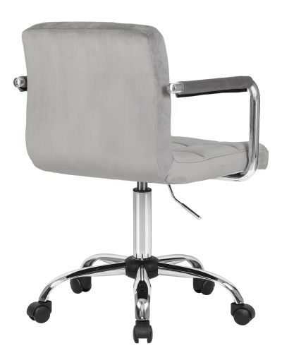 Офисное кресло для персонала DOBRIN TERRY (серый велюр (MJ9-75)) фото 4