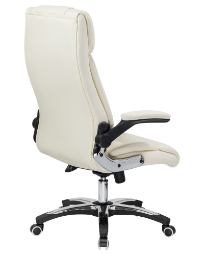 Офисное кресло для руководителей DOBRIN RONALD (кремовый) фото 4