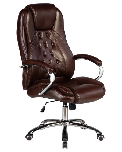 Офисное кресло для руководителей DOBRIN MILLARD (коричневый) фото 2