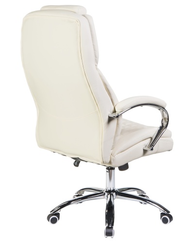 Офисное кресло для руководителей DOBRIN CHESTER (кремовый) фото 4